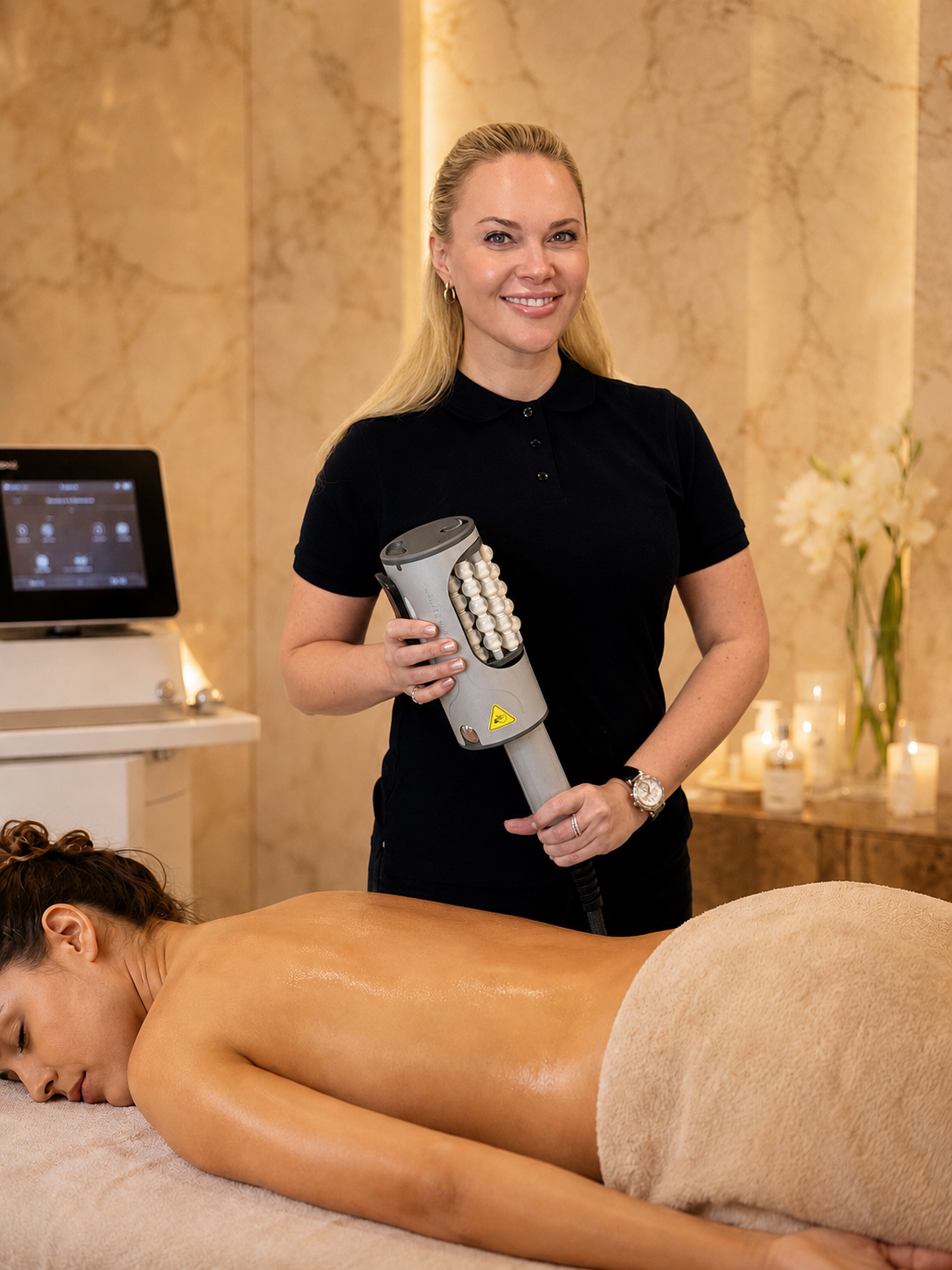 Roller-Massage Körper